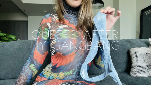 Queefs after my gangbang video from Nicolette Bloom