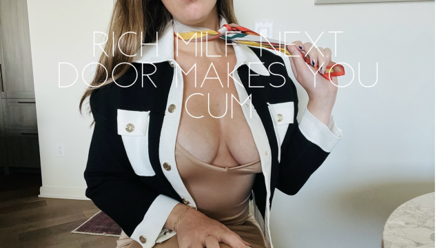 Rich MILF makes you cum video from Nicolette Bloom
