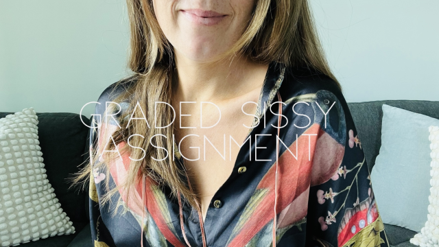 Sissy application video from Nicolette Bloom