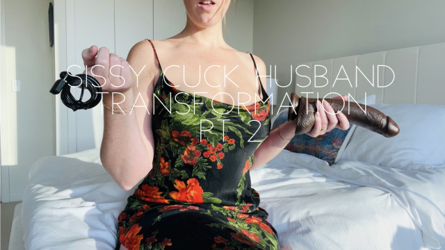 Sissy cuck husband transformation pt 2 video from Nicolette Bloom