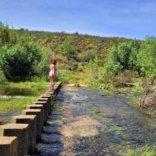 River bricks walk naked photo gallery by Nikki Holland