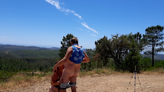 Outdoors facial request behind the scene video from Nikki Holland