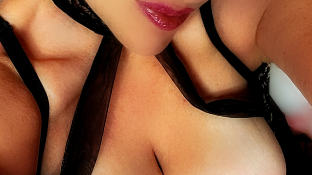 Busty MILF In Sexy Black Lingerie Masturbating And Giving You JOI video from Nikki Nevada