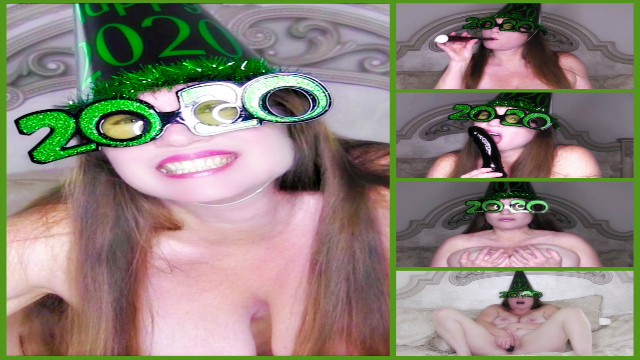 Happy New Year 2020! (Green 2020 Hat, Glasses, Lingerie, and Black Toy) video from Nikki Nevada
