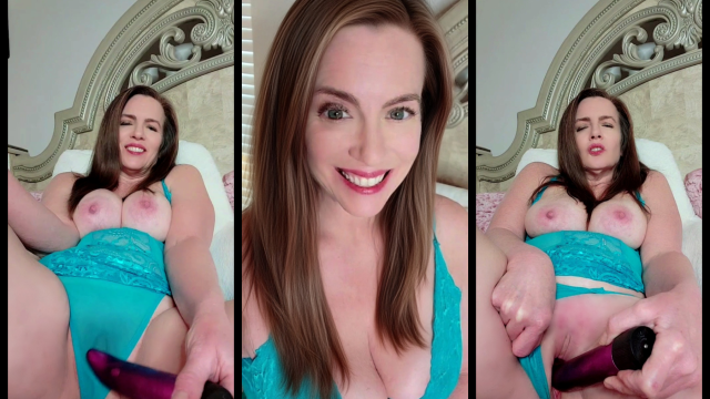 Masturbate With Me to Hot Porn Teal Lingerie JOI, Cum Deep in My Pussy video from Nikki Nevada