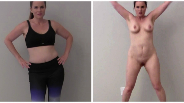 Naked Big Boobs Bouncing Jumping Jacks video from Nikki Nevada