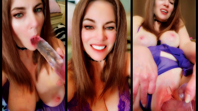 Purple Tease: Watch Me Moan & Cum for You video from Nikki Nevada