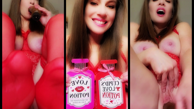 Valentines Love Potion Fail This MILF Needs Your Cum NOW JOI & Toy Play video from Nikki Nevada