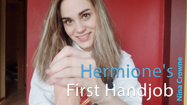 Hermione's First Handjob video from Nina Crowne