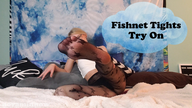 Fishnet Tights Try On video from Nova Minnow
