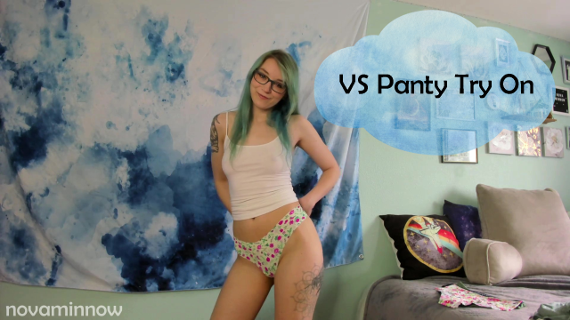 VS Panty Try On video from Nova Minnow
