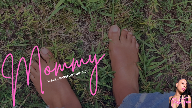 Mommy Walks Barefoot Outside video from Pink Foxx