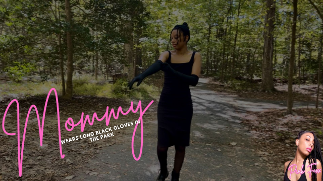 Step-Mommy Wears Long Black Gloves in the Park video from Pink Foxx