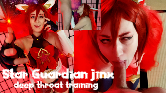 Star Guardian Jinx Throat Training 4K video from OmankoVivi