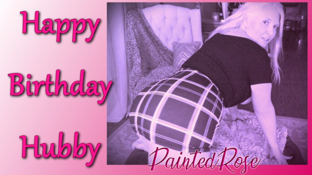 Happy Birthday Hubby: Cake and Nice Cream video from PaintedRose