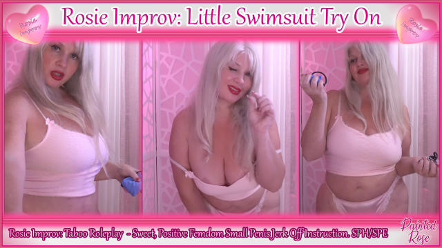 Rosie Improv: Little Swimsuit Try On video from PaintedRose