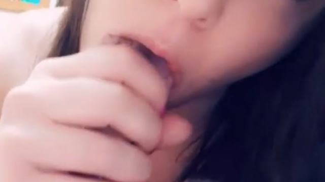 Snapchat Quickie Blowjob video from Penny Trait