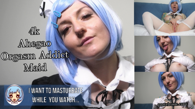 4k Ahegao Orgasm Addict Maid