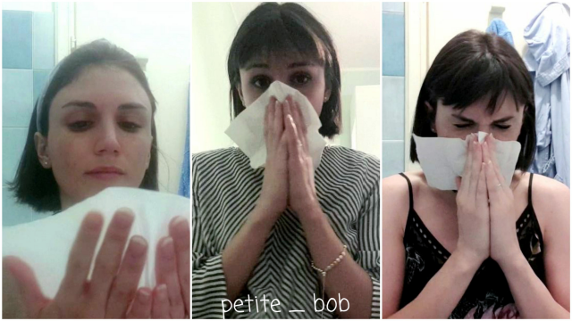 Honking compilation - nose blowing fetish video from Petite Bob