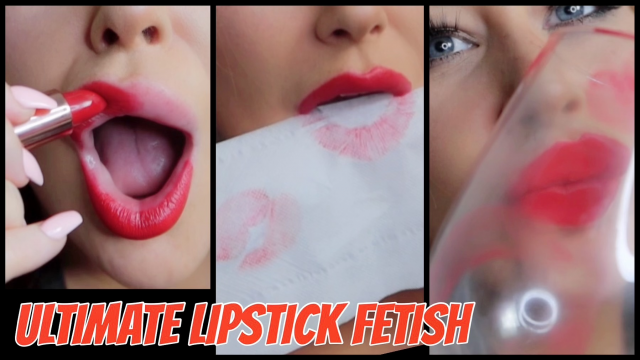 Lipstick Application Blotting Fetish video from Lululemxn