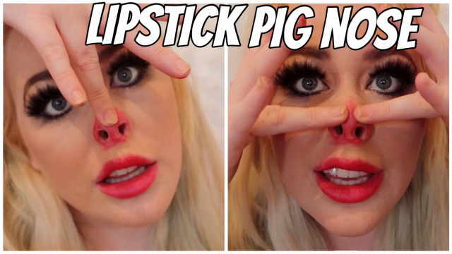 Lipstick Pig Nose video from Lululemxn