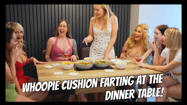 Whoopie Cushion FARTING girls video from Lululemxn