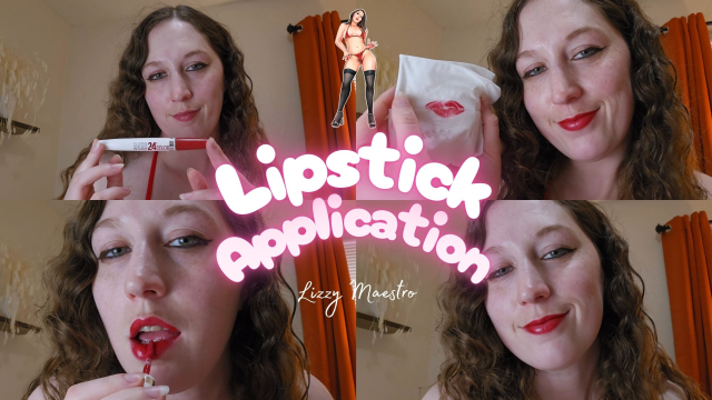 Lipstick Application video from Lizzy Maestro