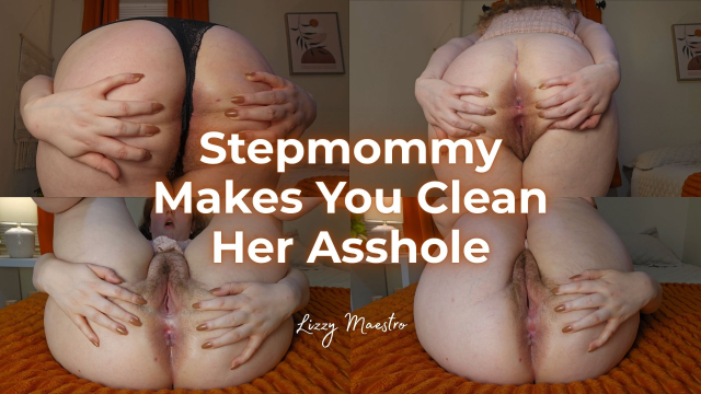 Stepmommy Makes You Clean Her Asshole video from Lizzy Maestro
