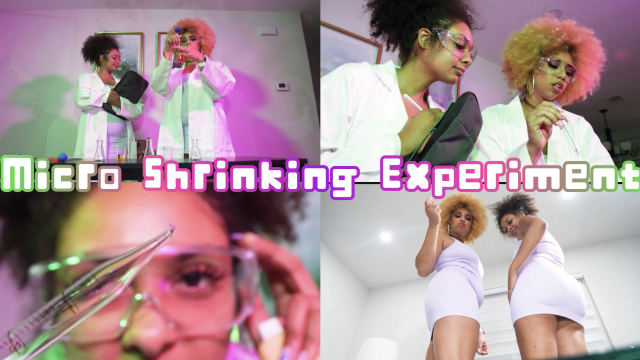 Micro Shrinking Experiment Episode 5 Mistress Nahla Feti and Sophia Quinn video from Princess Sophia Quinn