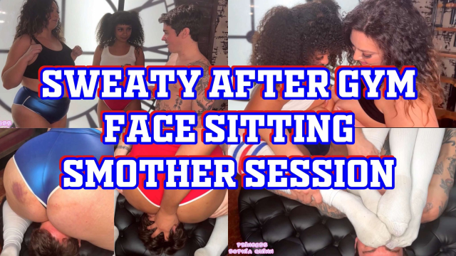 Sweaty After Gym Face Sitting Smother Session ( 11 min. ) video from Princess Sophia Quinn