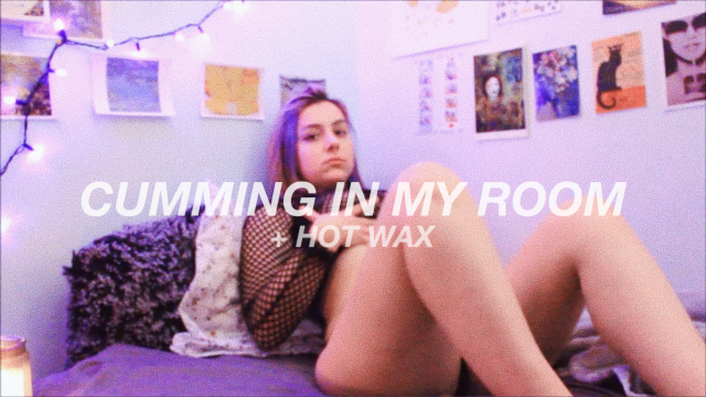 CUMMING IN MY ROOM [+ HOT WAX] video from Princess Paisley