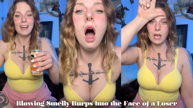 Blowing Smelly Burps Into The Face of a Loser video from Queen Of Avocados