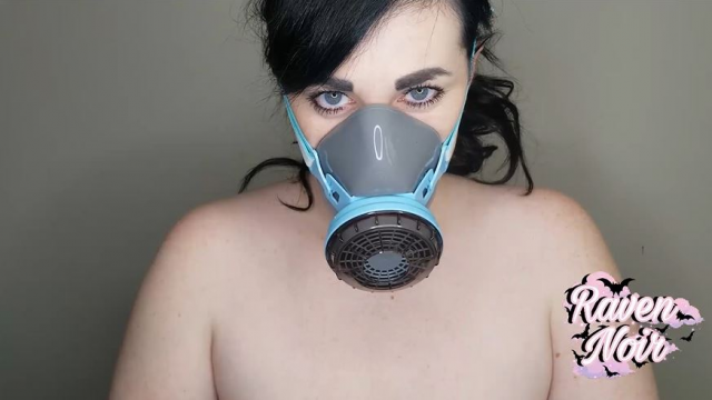 3 Respirators and Medical Gloves ASMR video from Raven Noir