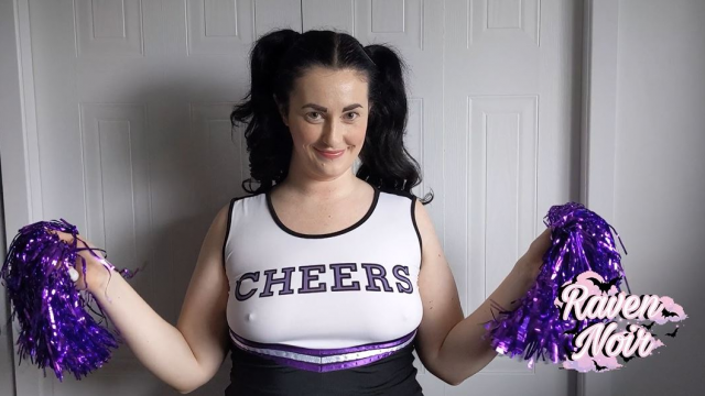 Bratty Cheerleader Training video from Raven Noir