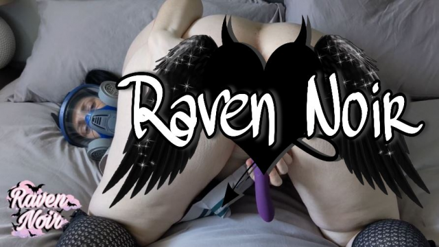 Gas Mask School Girl Orgasm video from Raven Noir