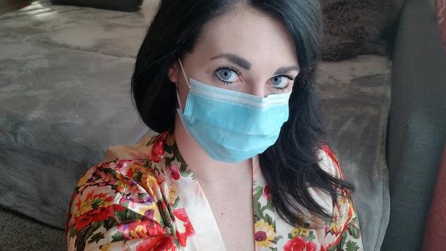 Medical Mask Layering Beautiful Agony video from Raven Noir