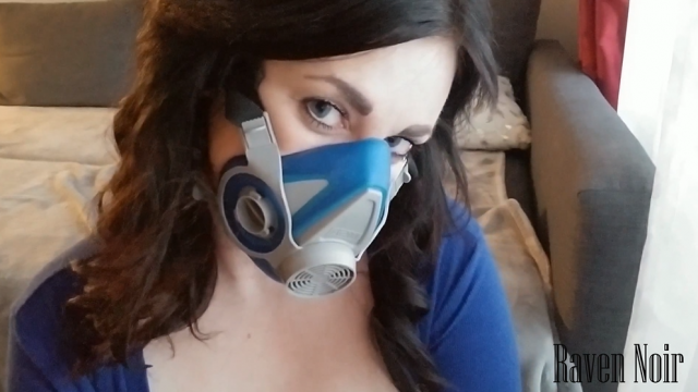 Respirator Mask Breath Play 2 video from Raven Noir