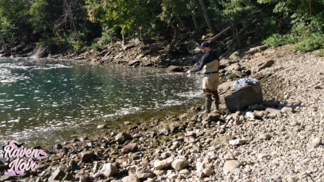 Seducing a Fisherman video from Raven Noir