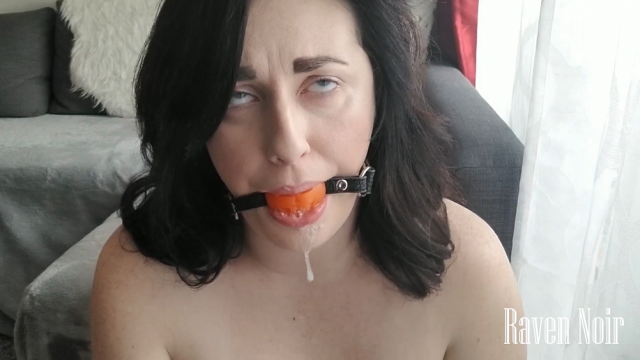 Spit Play Beautiful Agony with Ball Gag video from Raven Noir