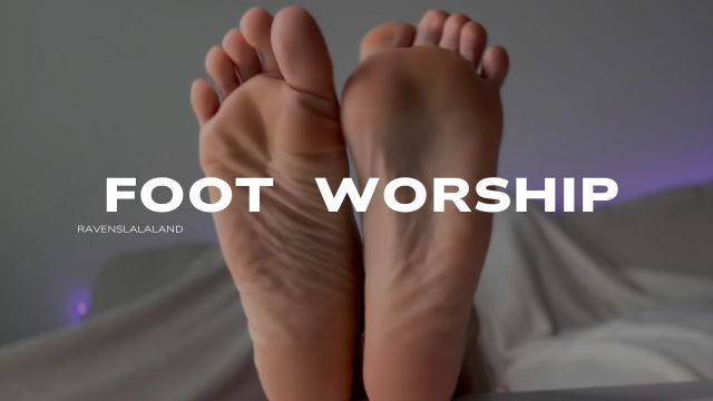 foot worship: stroke. kiss. worship. video from RAVEN