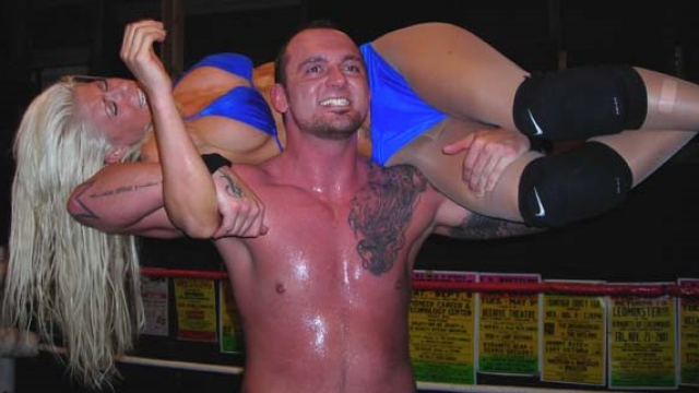 Angelic Destruction - Angel Williams vs Chainsaw video from WORLD WIDE MIXED WRESTLING