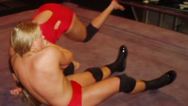 BAREFOOTED and BEATEN AGAIN - Janelle Sinclaire vs Crazy J video from WORLD WIDE MIXED WRESTLING