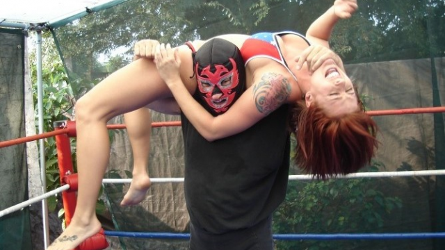 DEMOCRATIC DESTRUCTION - Christie Ricci vs Female Destroyer video from WORLD WIDE MIXED WRESTLING