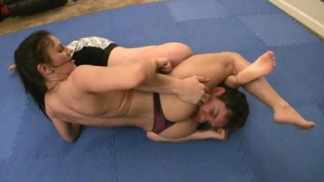 FIRST DATE REGRETS - Debbie vs John video from WORLD WIDE MIXED WRESTLING