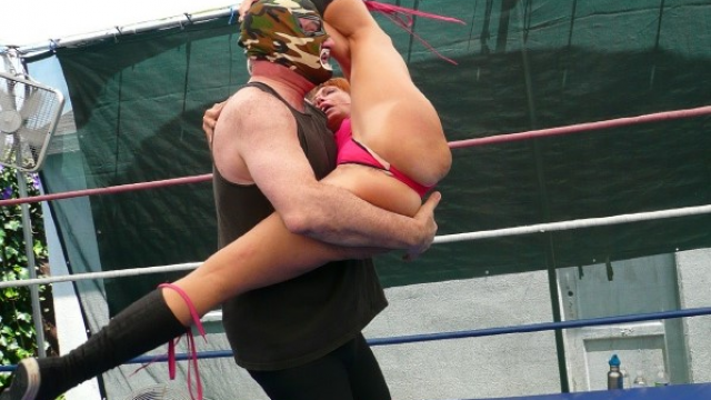 Genital Pro Wrestling Torture - Julie Winchester vs Female Destroyer 2 video from WORLD WIDE MIXED WRESTLING