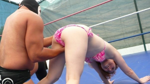 GENITAL RACISM and WRESTLING - Lucky O'Shea vs American Terrorist video from WORLD WIDE MIXED WRESTLING