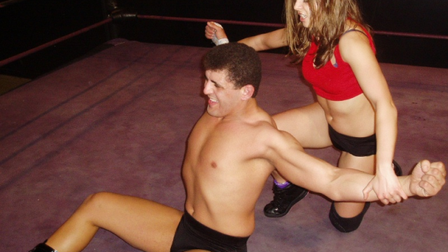 Heart Punched - Portia Perez vs Ala video from WORLD WIDE MIXED WRESTLING