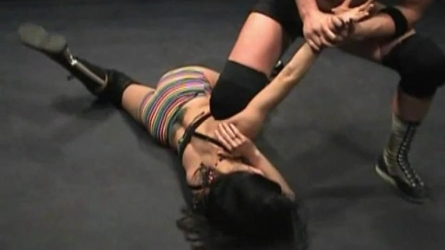 I'M GOING TO DESTROY YOUR FATHER - Cody vs Stephanie video from WORLD WIDE MIXED WRESTLING