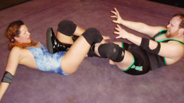 Illiterate Destruction - Hellena Heavenly vs High IQ video from WORLD WIDE MIXED WRESTLING