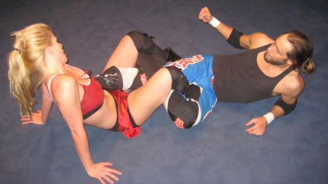 JUST BECAUSE I AM PRETTY DOES'NT MEAN I CAN'T WRESTLE - Krissy Vaine vs Michael Yamaha video from WORLD WIDE MIXED WRESTLING